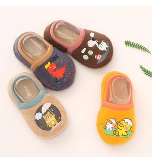 Hot Selling Cheap Price Christmas Style Custom Cotton Unisex Anti-slip Soft New Born Baby Antislip Shoe Socks