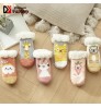 Winter Baby Cute Thicken Warm Kids Socks Newborn Toddlers Girls Boys Anti Slip Floor Socks Coral Fleece Christmas Thermal Socks