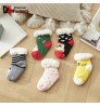 Winter Baby Cute Thicken Warm Kids Socks Newborn Toddlers Girls Boys Anti Slip Floor Socks Coral Fleece Christmas Thermal Socks