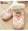 Winter Baby Cute Thicken Warm Kids Socks Newborn Toddlers Girls Boys Anti Slip Floor Socks Coral Fleece Christmas Thermal Socks