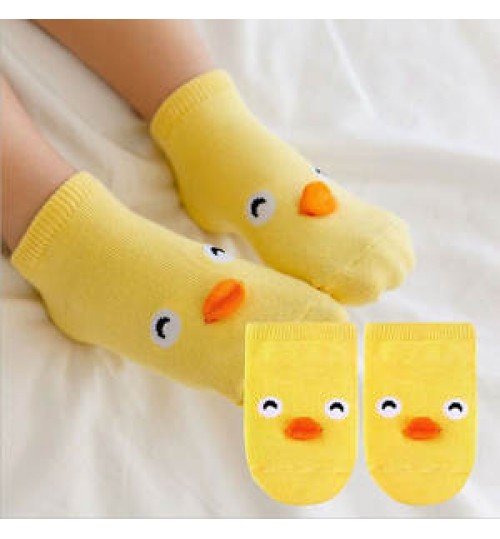 Animal party three-dimensional boat socks New cartoon children's cotton baby toddler socks non-slip floor socks