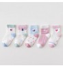 2022 new custom toddler knit baby socks spring autumn Custom jacquard Design cartoon combed cotton baby socks
