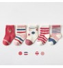 2022 new custom toddler knit baby socks spring autumn Custom jacquard Design cartoon combed cotton baby socks