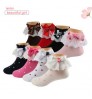 Design wholesale low tube lace ruffled toddler girl casual student socks