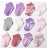 2022 Popular Style Hot Sale Toddler Kid Children Cotton Unisex Sweat-absorbing Combed Cotton Newborn Crew Cute Baby Socks