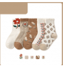 wholesale girls flower pattern warm socks toddler baby lovely cotton socks