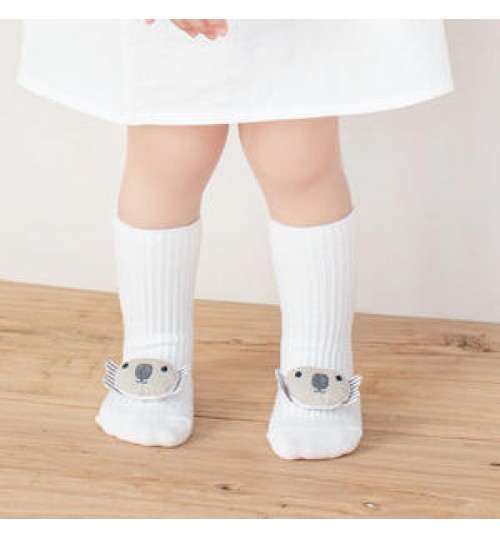 HZM-60179 Toddler Kids Non Slip Newborn Anti Slip Baby Girl Knitted Socks Rubber Soles Floor Socks With Grips