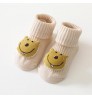 HZM-60179 Toddler Kids Non Slip Newborn Anti Slip Baby Girl Knitted Socks Rubber Soles Floor Socks With Grips