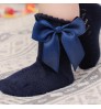 Breathable children Toddlers Bowknot Dress Socks Baby Girls Lace Ruffle Cute Socks