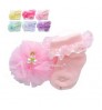 Newborn Baby Socks Lovely Lace Hair Bows Hairband Headband Stylish Cute Girl Toddler Socks and Hairband