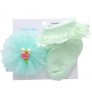 Newborn Baby Socks Lovely Lace Hair Bows Hairband Headband Stylish Cute Girl Toddler Socks and Hairband