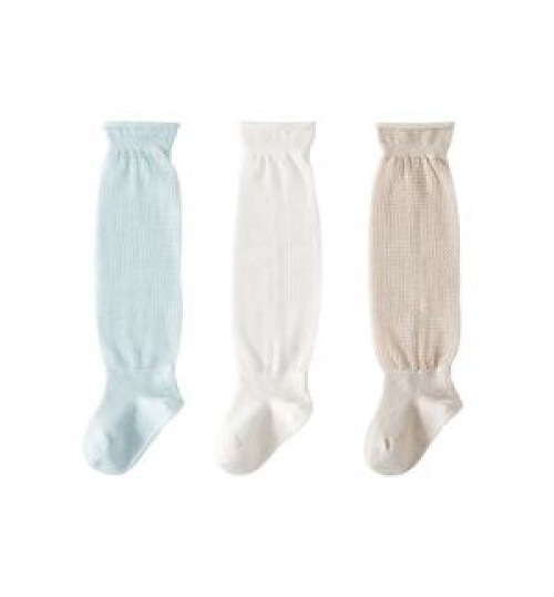 Summer Toddlers Over-the-knee Defend Mosquito Socks Cute Girls Stocking Newborn Baby Anti-skid Socks