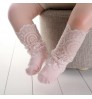 2022 Newborn to Toddler Baby Girl Lace Socks Solid Cute Infant Dress Socks 0-3 years