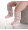 2022 Newborn to Toddler Baby Girl Lace Socks Solid Cute Infant Dress Socks 0-3 years