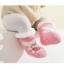Super thick children's baby Christmas socks lamb coral velvet children's floor socks plus velvet baby socks non-slip