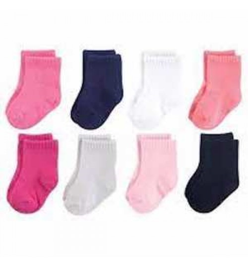 Your little baby princess CustomSocks to glow up her look. This colour full pair of girl's socks