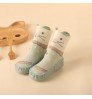 Spring Organic Cotton Breathable Absorb-Sweat Cute Cartoon Toddle Baby Crew Socks Shoe