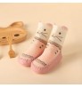 Spring Organic Cotton Breathable Absorb-Sweat Cute Cartoon Toddle Baby Crew Socks Shoe