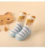 Spring Organic Cotton Breathable Absorb-Sweat Cute Cartoon Toddle Baby Crew Socks Shoe