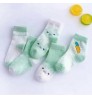 Autumn Winter Soft Cotton Kids Crew Socks Boys Girls Cute Cartoon Animal Stripe Dots Baby Socks