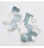 Autumn Winter Soft Cotton Kids Crew Socks Boys Girls Cute Cartoon Animal Stripe Dots Baby Socks