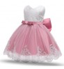 Manufacture Directly Good Price Multi Colors Little Baby Girls' Princess Dress With Hairband For Birthday Party Wedding