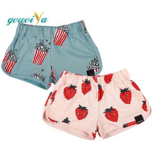 custom print organic cotton baby shorts