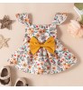 Newborn Baby Girl Summer Dress Long Sleve Twirl Bamboo 95% Bamboo Rayon 5% Spandex Comfortable Soft Stretchy Baby Dress Clothes