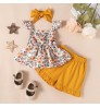 Newborn Baby Girl Summer Dress Long Sleve Twirl Bamboo 95% Bamboo Rayon 5% Spandex Comfortable Soft Stretchy Baby Dress Clothes