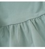 Wholesale Long Sleeve Frill Hem Organic Cotton 1 Year Baby Girl Dresses