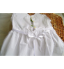 Embroidery Daisy Flower Design Baby Dresses Embroidery Baby Skirt High Quality 100% Cotton Quang Thanh Embroidery Manufacturer