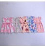 2022 Summer 0-3Years Baby Girl Clothes Floral Sleeveless Cotton Baby Dress