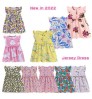 2022 Summer 0-3Years Baby Girl Clothes Floral Sleeveless Cotton Baby Dress