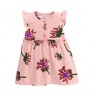 2022 Summer 0-3Years Baby Girl Clothes Floral Sleeveless Cotton Baby Dress