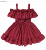 Infant evening skirt toddler kids clothes children beach clothing babies birthday party sleeveless dress baby girls dresses