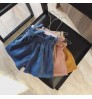 New Candy Color Flower Shorts Skirt Female Baby Pants