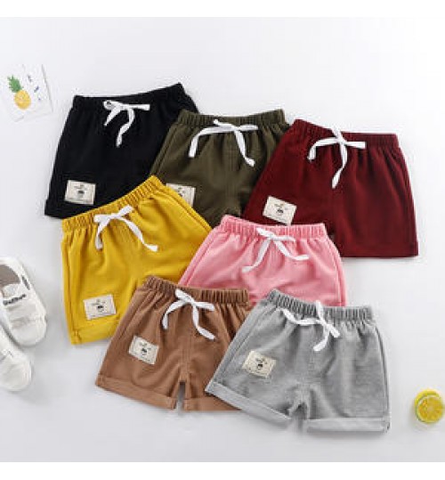 Children's shorts baby summer wear thin stretch casual pants