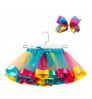 Chiffon USA Skirt Baby Girls Pettiskirt Kids Princess tutu rainbow Sequin Stars Tulle baby dress Toddler Dance Skirts