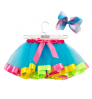 Chiffon USA Skirt Baby Girls Pettiskirt Kids Princess tutu rainbow Sequin Stars Tulle baby dress Toddler Dance Skirts
