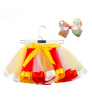 Chiffon USA Skirt Baby Girls Pettiskirt Kids Princess tutu rainbow Sequin Stars Tulle baby dress Toddler Dance Skirts