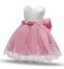 Factory directly price cute many colors little baby girl 0-6Yrs girls' floral dress with free hairband