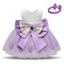 Factory directly price cute many colors little baby girl 0-6Yrs girls' floral dress with free hairband