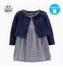 2021 Baby fall Clothing 1-5t Little Girls Dress Clothes Heart Top Shirt Skirt 2pcs Set Outfit Baby Dress