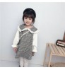 2021 Spring Kids Dress Baby Girl Long Sleeve Children Princess Dresses Plaid Baby Girls Clothing