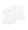 Baby Bamboo Dresses Basical Version Spring New born Baby Girl Short Sleeve Mini Dress 0-18 Months
