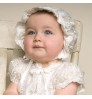 Boutique Soft New Born Baby girl lace party dresses white first communion christening gown infant baptism dress