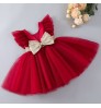 Summer Baby Fashion Girl Party Frock Kids Wedding Dress Fluffy Children Princess Dresses