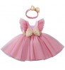 Summer Baby Fashion Girl Party Frock Kids Wedding Dress Fluffy Children Princess Dresses