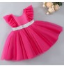 Summer Baby Fashion Girl Party Frock Kids Wedding Dress Fluffy Children Princess Dresses