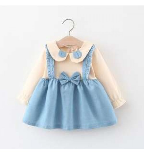 Baby Clothing Spring Autumn Girls Korean Children Clothes Princess Dress Trend Skirt